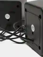 Белый компьютерные колонки активные для ноутбука и компьютера Perfeo Wave PF-128