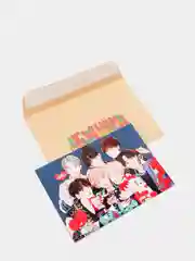 Конверт подарочный для денег с фото открыткой k-pop "BTS" с днём рождения
