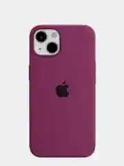 Бордовый чехол iPhone 13, 13 mini, 13 Pro, 13 Pro Max силиконовый Silicone case с открытым низом