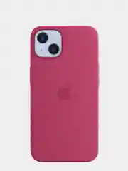 Вишнёвый чехол iPhone 13, 13 mini, 13 Pro, 13 Pro Max силиконовый Silicone case с открытым низом
