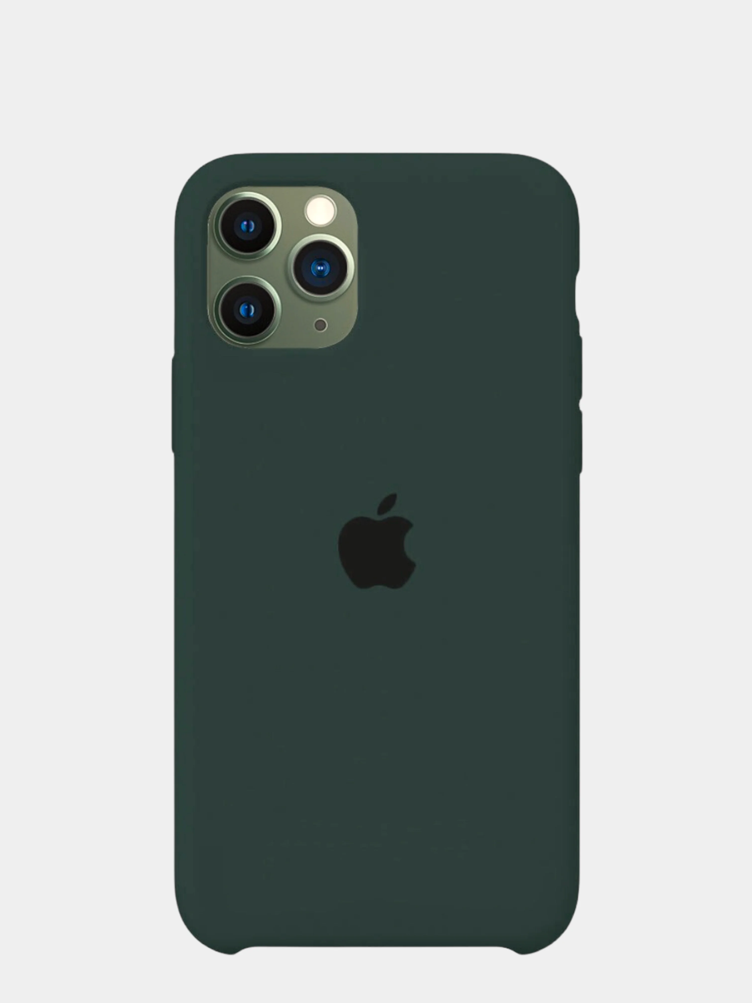 Лесной зеленый чехол iPhone 11, 11 Pro, 11 Pro Max, 20 цветов, силиконовый Silicone case