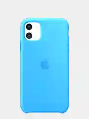 Голубой чехол iPhone 11, 11 Pro, 11 Pro Max, 20 цветов, силиконовый Silicone case