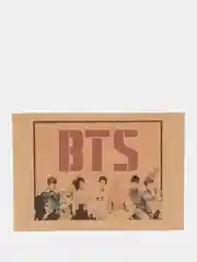 Конверт подарочный для денег с фото открыткой k-pop "BTS" с днём рождения