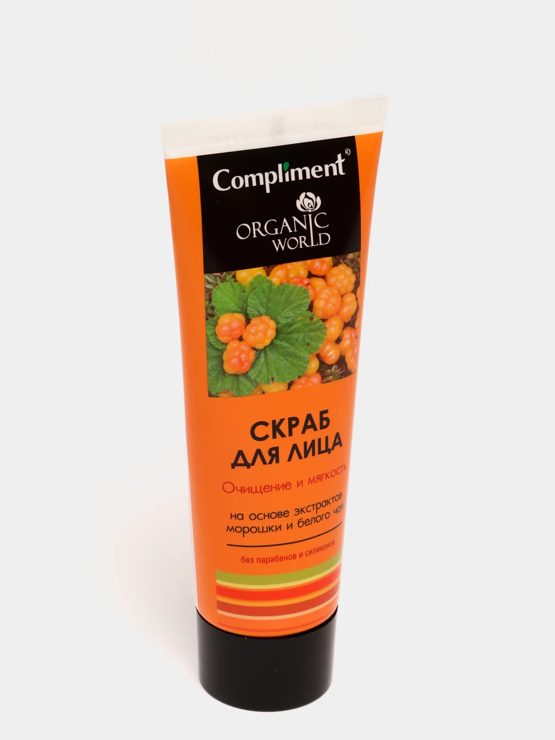 Скраб для лица с экстрактом морошки, Compliment, 80 мл