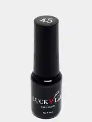 Гель-лак для маникюра, гель лак LuckyLak classic №045, 8g шоколадный темно коричневый