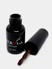 Гель лак для ногтей LuckyLak classic 8g № 042, темно коричневый для маникюра и педикюра