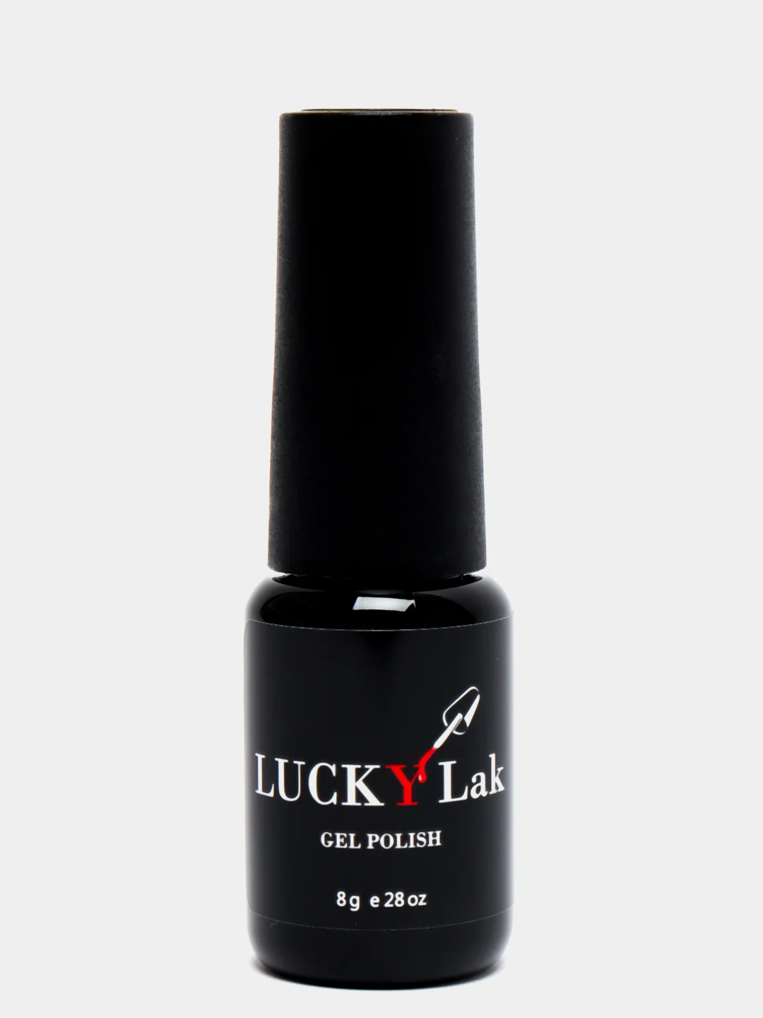 Гель лак для ногтей LuckyLak classic 8g № 042, темно коричневый для маникюра и педикюра