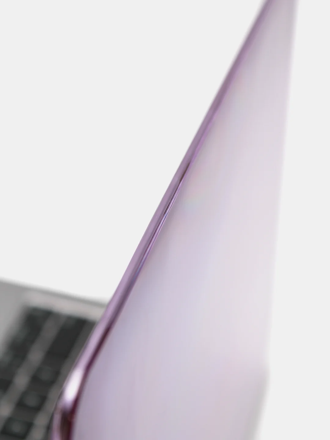 Белый чехол-кейс (прозрачный) для Apple Macbook (чехол для макбука/кейс для макбука)