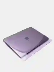 Белый чехол-кейс (прозрачный) для Apple Macbook (чехол для макбука/кейс для макбука)