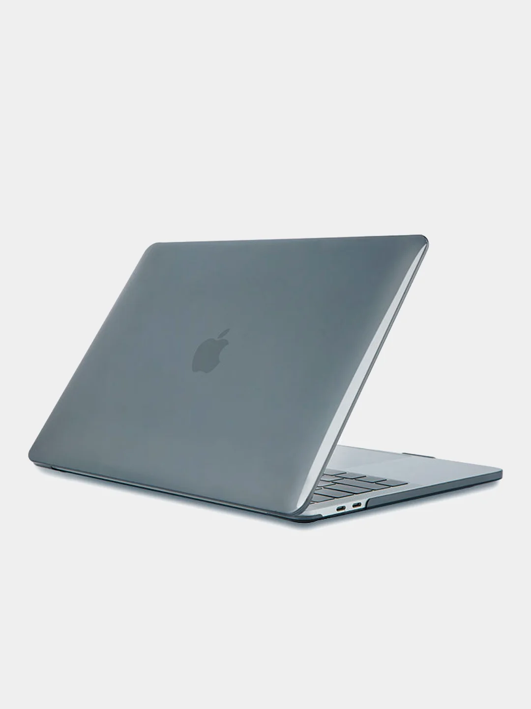 Черный чехол-кейс (прозрачный) для Apple Macbook (чехол для макбука/кейс для макбука)