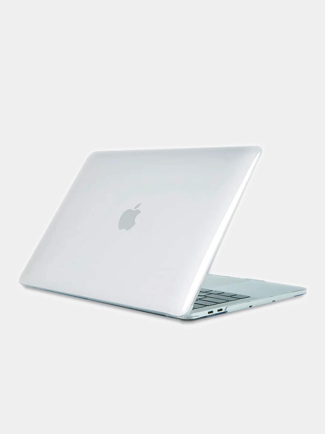 Белый чехол-кейс (прозрачный) для Apple Macbook (чехол для макбука/кейс для макбука)