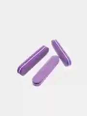 Баф средний с пластиковой прослойкой, овал, 1 штука, фиолетовый, Beauty Shine