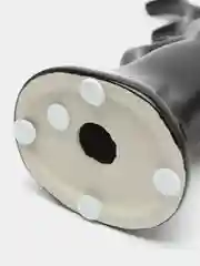 Черный декоративные статуэтки из керамики