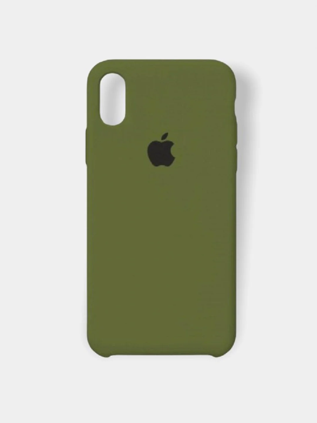 Зелёный хаки чехол SILICONE CASE ДЛЯ IPHONE XR