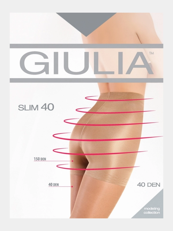 Капроновые колготки Giulia Slim 40