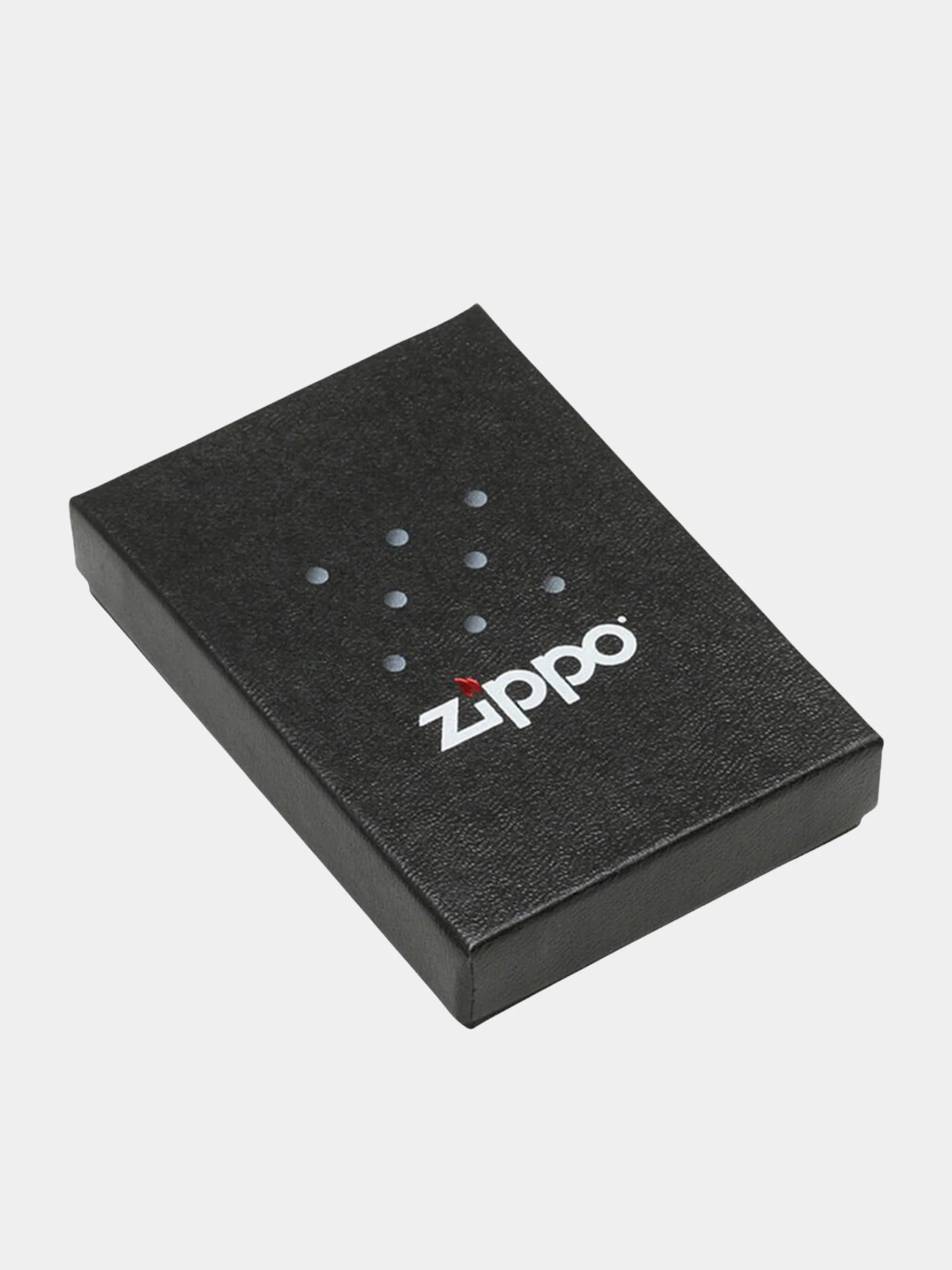Зажигалка бензиновая Zippo 205 Zippo Oval Chromed Out, лого овал (покрытие Satin Chrome)