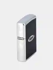 Зажигалка бензиновая Zippo 205 Zippo Oval Chromed Out, лого овал (покрытие Satin Chrome)