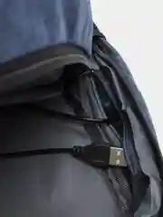 Синий рюкзак мужской JOY START повседневный, для ноутбука, с USB, черный