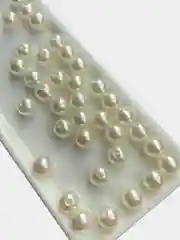 Бусины под жемчуг, 8 мм, молочный