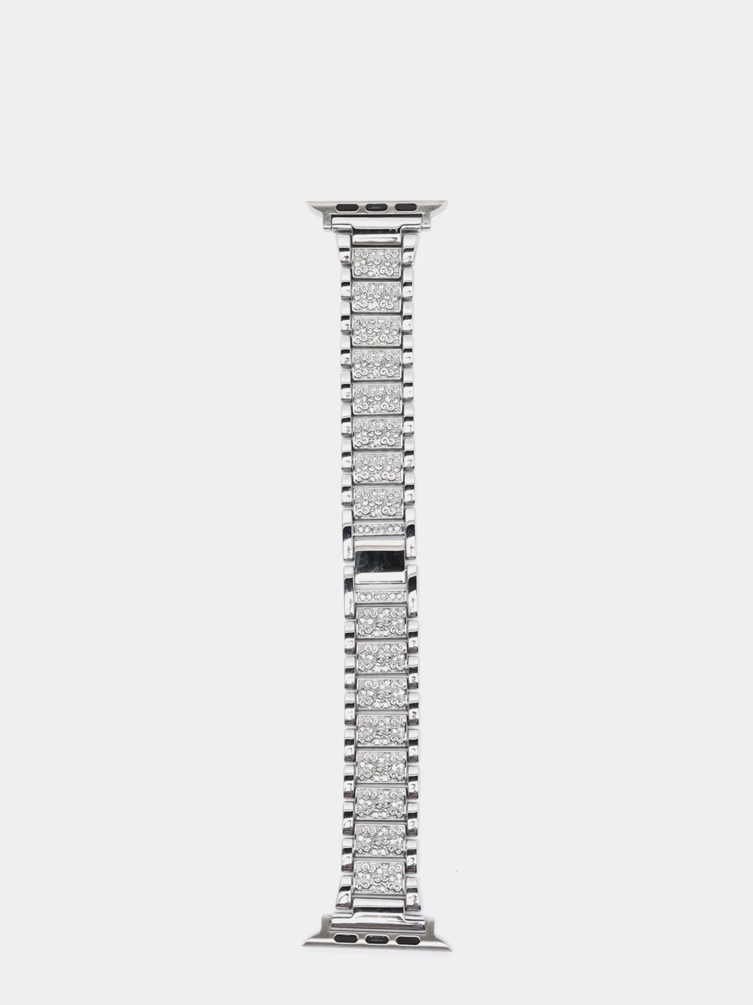 Серебряный металлический женский ремешок Apple Watch 38, 40, 41, 42, 44, 45, 49 мм стальной браслет
