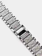 Серебряный металлический женский ремешок Apple Watch 38, 40, 41, 42, 44, 45, 49 мм стальной браслет