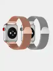 Золотой ремешок миланская петля для Apple Watch 3, 4, 5, 6, 7, SE