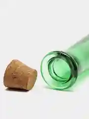 Зеленый декоративная бутылка, форма круг, 80 мл