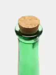 Зеленый декоративная бутылка, форма круг, 80 мл