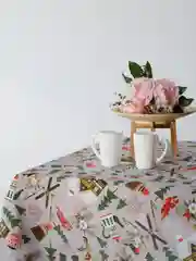 Зеленый скатерть 100% хлопок / рогожка / на стол / сервировка стола / прямоугольная 120*150
