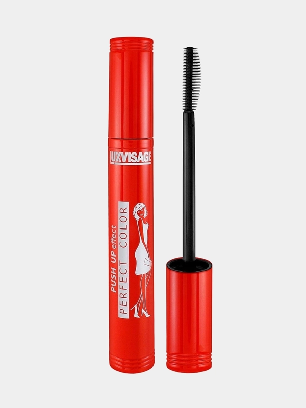 LUXVISAGE Тушь для ресниц Perfect Color PUSH UP effect подкручивание, объем и разделение