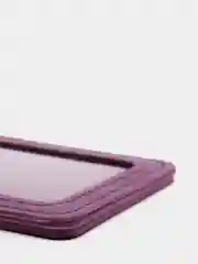 Фиолетовый бейдж вертикальный с держателем-рулеткой