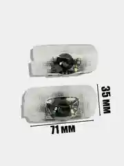 Штатная подсветка дверей с логотипом Lexus LS / ES / IS / LX / RX / GS / GX № PMC-LX