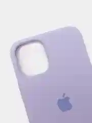 Лавандовый силиконовый чехол Iphone с логотипом