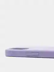 Лавандовый силиконовый чехол Iphone с логотипом