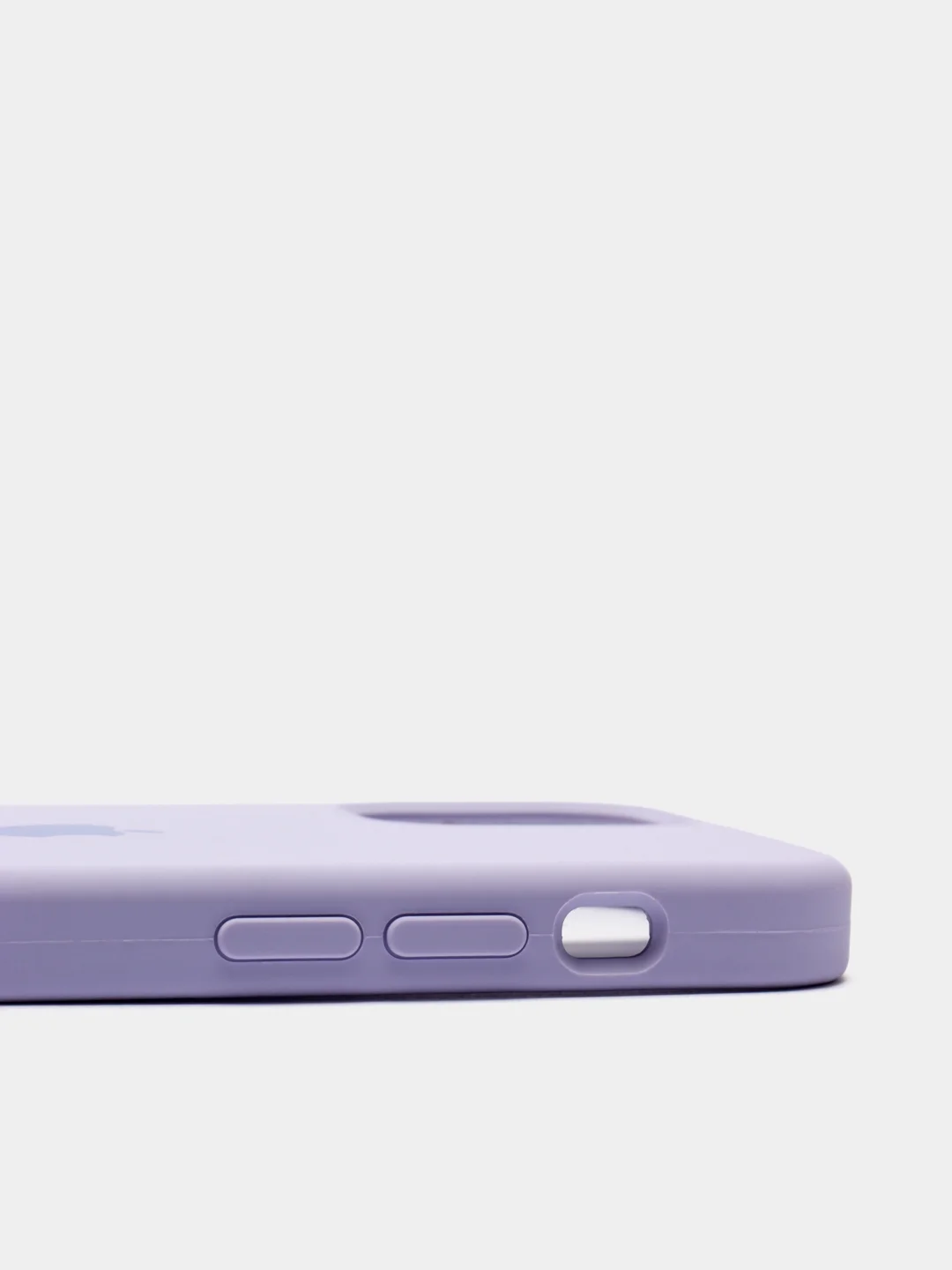 Лавандовый силиконовый чехол Iphone с логотипом