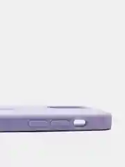 Лавандовый силиконовый чехол Iphone с логотипом