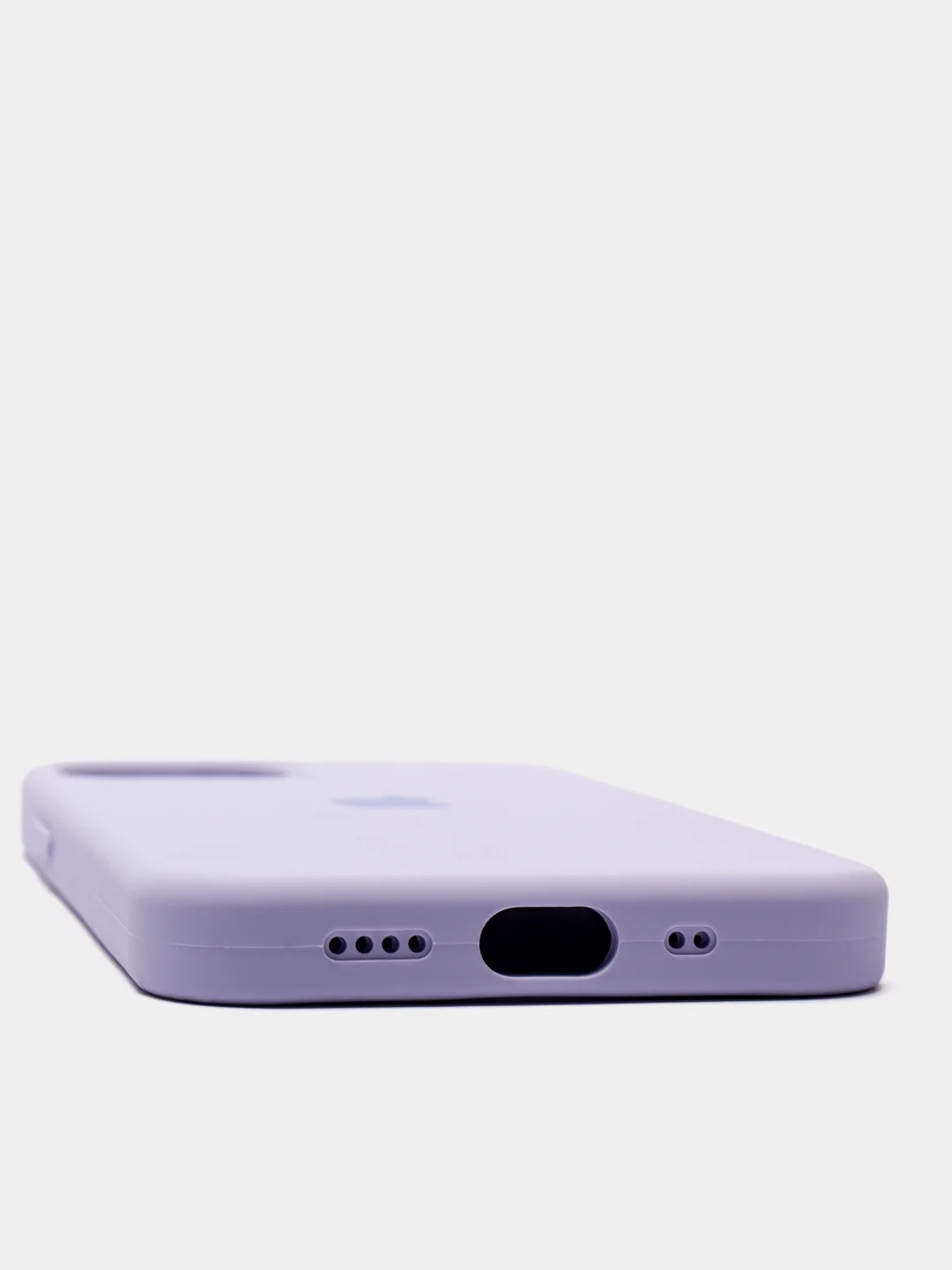 Лавандовый силиконовый чехол Iphone с логотипом