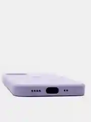 Лавандовый силиконовый чехол Iphone с логотипом