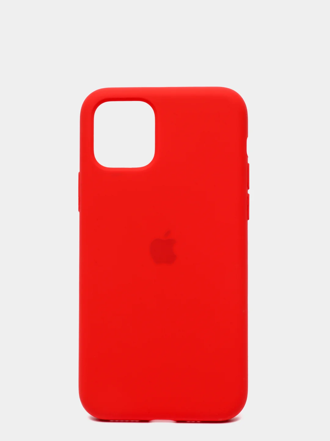 Красный силиконовый чехол Iphone с логотипом