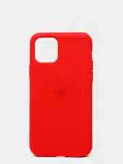 Красный силиконовый чехол Iphone с логотипом