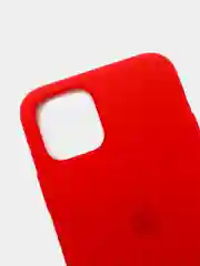 Красный силиконовый чехол Iphone с логотипом