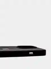 Черный силиконовый чехол Iphone с логотипом