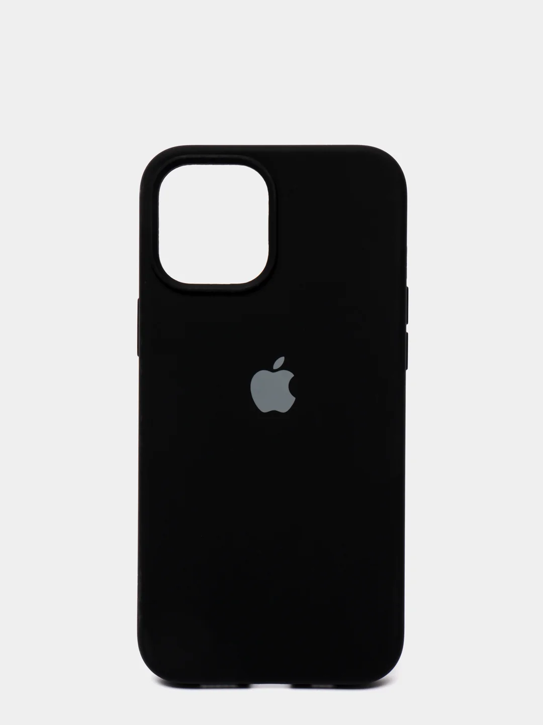 Черный силиконовый чехол Iphone с логотипом