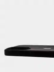 Черный силиконовый чехол Iphone с логотипом