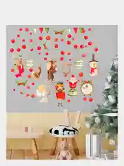 Новогодние наклейки интерьерные VEROL "Новогодние украшения"