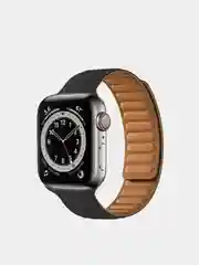 Черный силиконовый магнитный ремешок для Apple Watch 3, 4, 5, 6, 7, SE