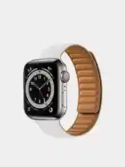 Белый силиконовый магнитный ремешок для Apple Watch 3, 4, 5, 6, 7, SE