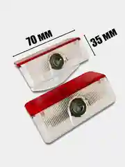 Штатная подсветка дверей с логотипом Mercedes - Benz GLK (08-16) / A W169 /B W245 №PMC-BZ3