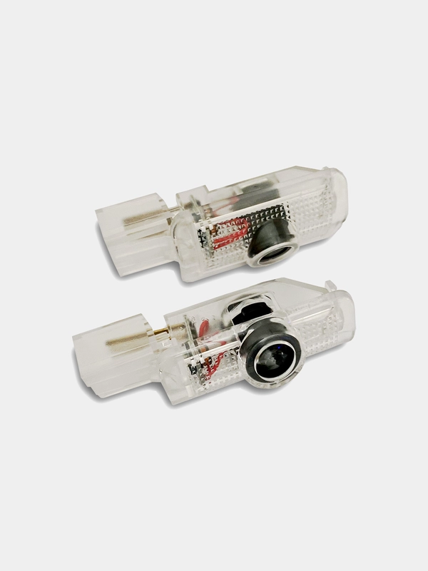 Штатная подсветка дверей с логотипом Mercedes - Benz R(W215) / ML(W164) /GL(X164) №PMC-BZ4