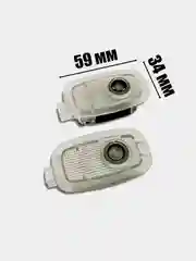 Штатная подсветка дверей с логотипом Mercedes - Benz S W221 (08-13) № PMC-BZ1